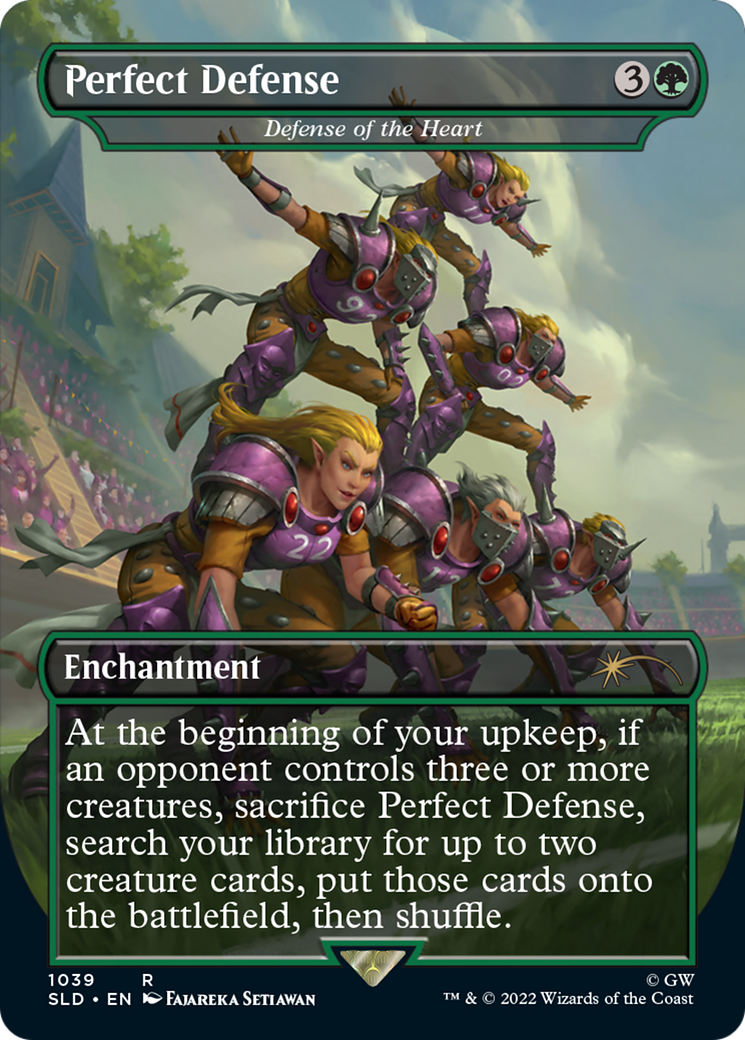 Image of Perfect Defense - Defense of the Heart (Borderless) [Secret Lair Drop Series]
