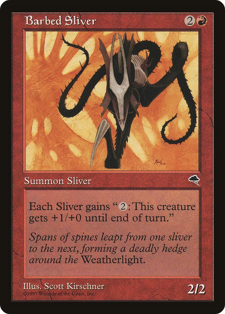 Image of Barbed Sliver [Tempest]