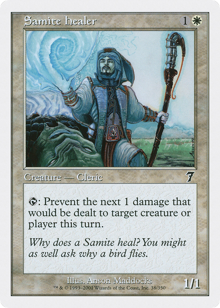 Image of Samite Healer [Seventh Edition]