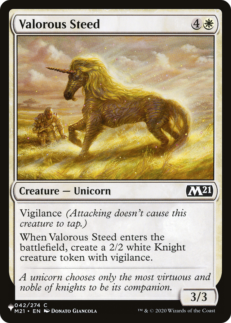 Image of Valorous Steed [The List]