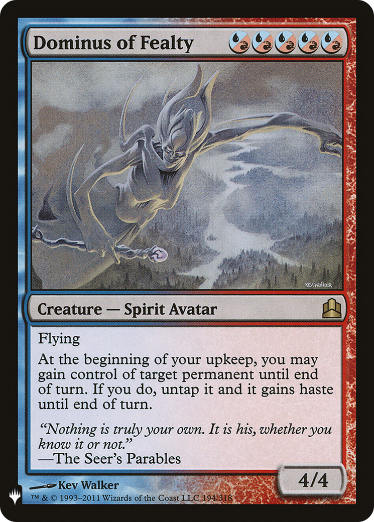Image of Dominus of Fealty [Mystery Booster]