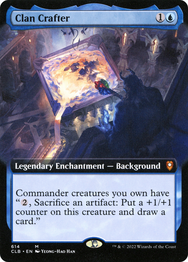 Image of Clan Crafter (Extended Art) [Commander Legends: Battle for Baldur's Gate]
