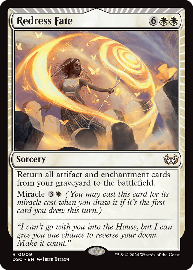 Image of Redress Fate [Duskmourn: House of Horror Commander]