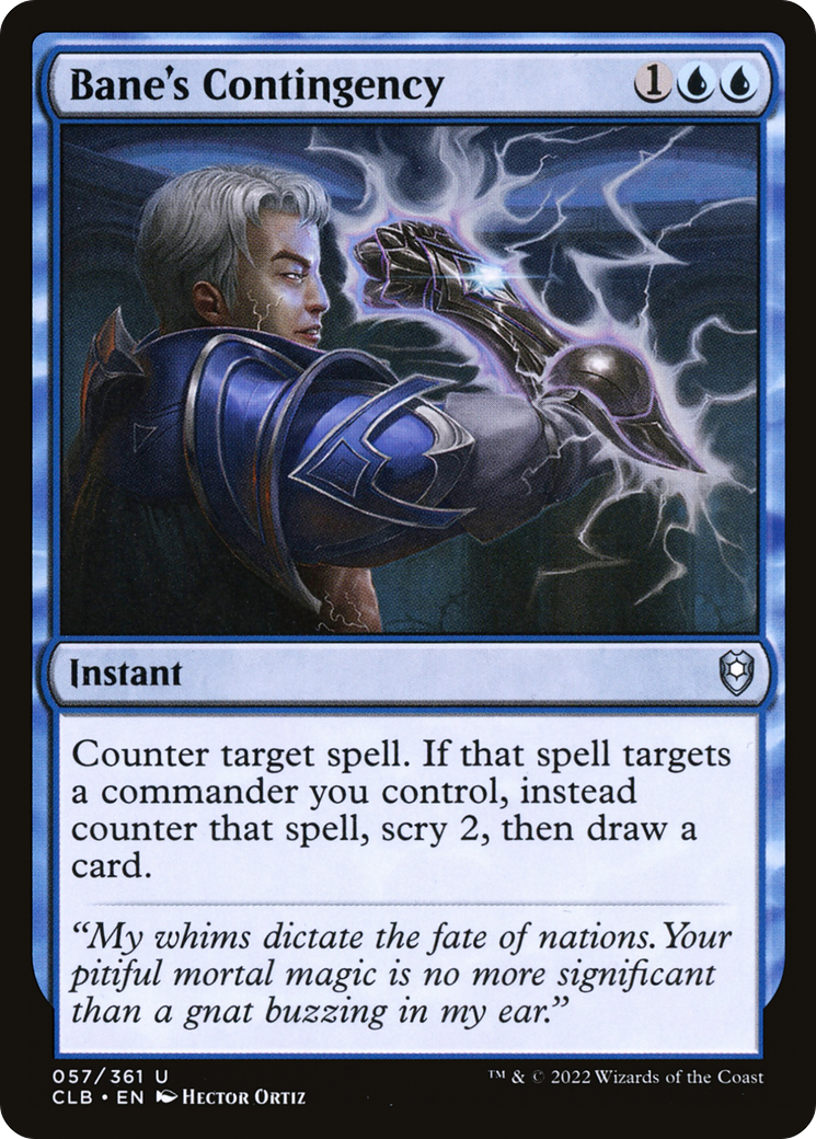 Image of Bane's Contingency [Commander Legends: Battle for Baldur's Gate]
