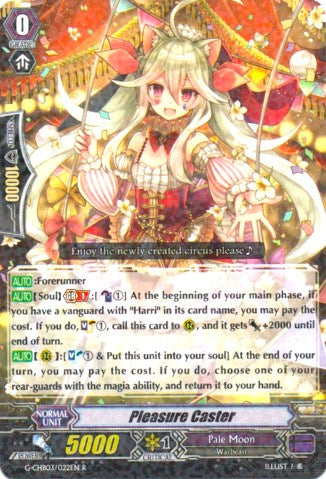Image of Pleasure Caster (G-CHB03/022EN) [Rummy Labyrinth Under the Moonlight]