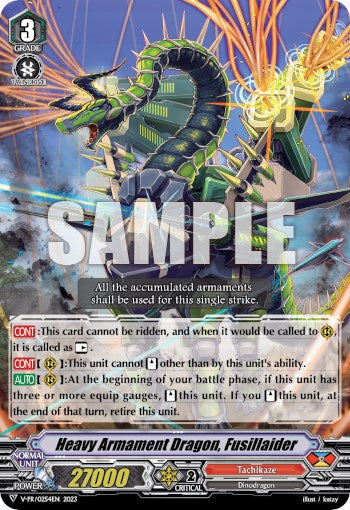Image of Heavy Armament Dragon, Fusillaider (V-PR/0254EN) [V Promo Cards]