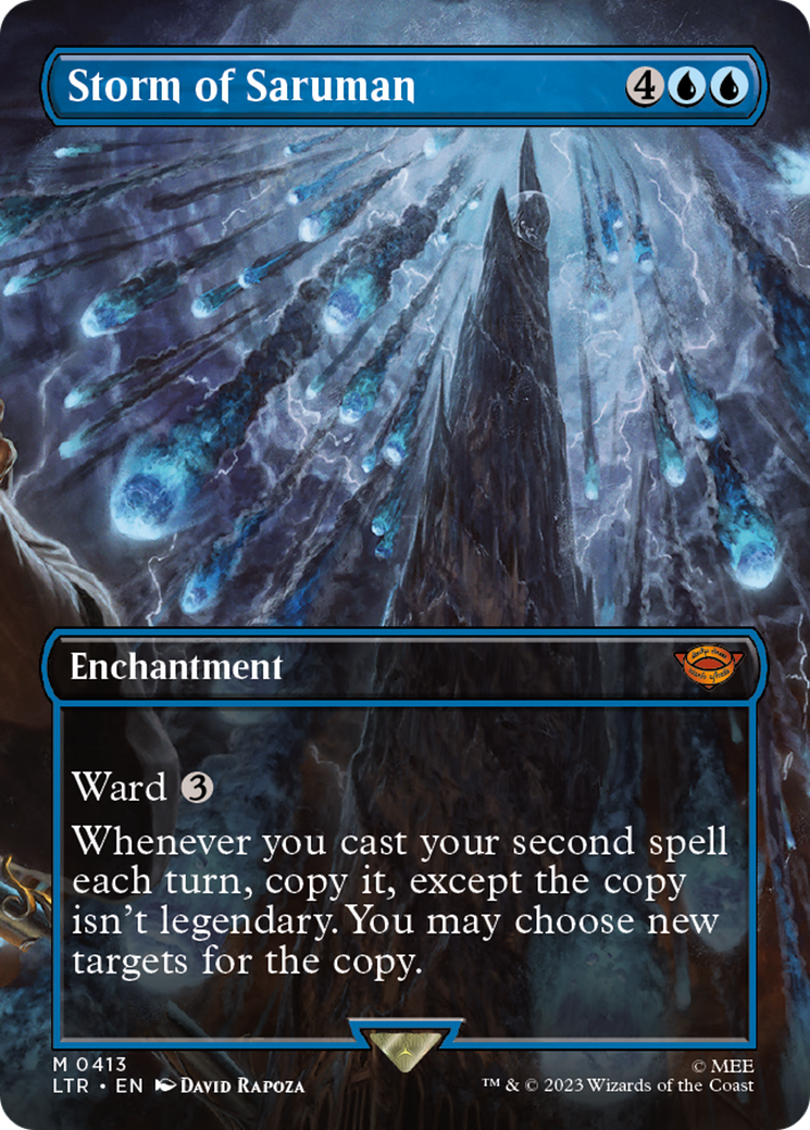Image of Storm of Saruman (Borderless Alternate Art) [The Lord of the Rings: Tales of Middle-Earth]