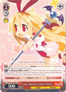 Image of Likes Superhero Shows, Flonne (DG/EN-S03-E097 R) [Disgaea]