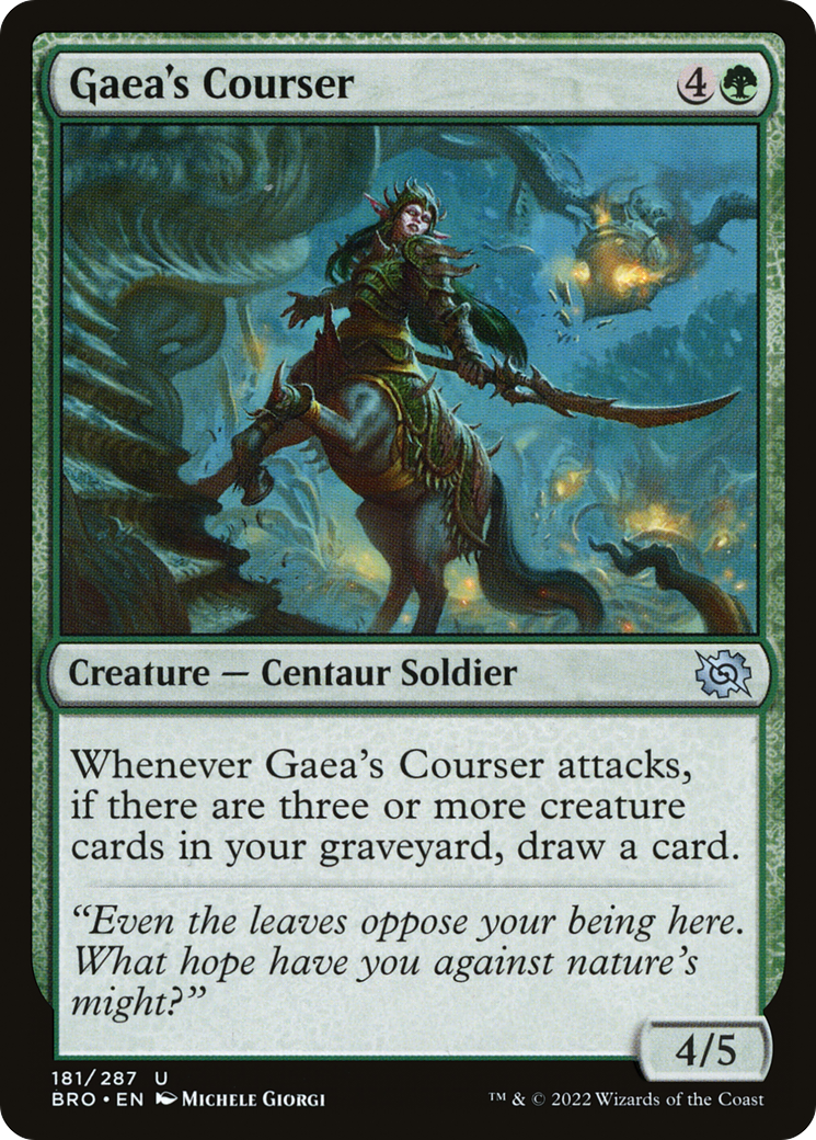 Image of Gaea's Courser [The Brothers' War]