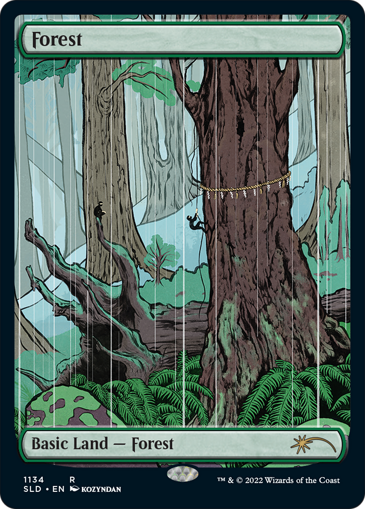 Image of Forest (1134) (Full-Art) [Secret Lair Drop Series]