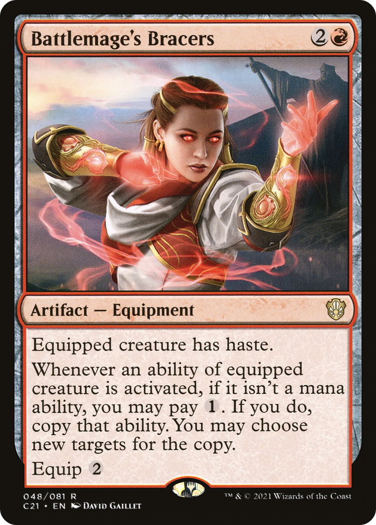 Image of Battlemage's Bracers [Commander 2021]
