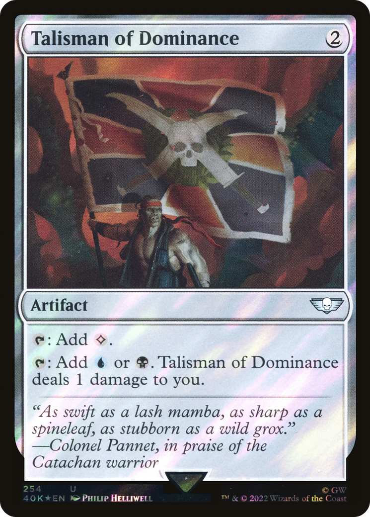 Image of Talisman of Dominance (254) (Surge Foil) [Warhammer 40,000]