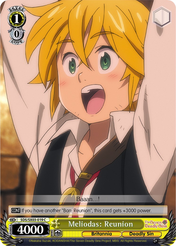 Image of Meliodas: Reunion (SDS/SX03-019 C) [The Seven Deadly Sins]