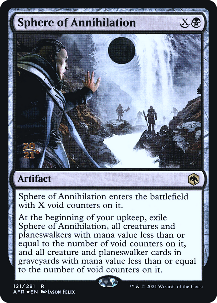 Image of Sphere of Annihilation [Dungeons & Dragons: Adventures in the Forgotten Realms Prerelease Promos]