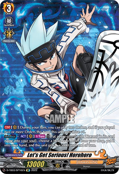 Image of Let's Get Serious! Horohoro (D-TB03/SP10EN) [Shaman King]