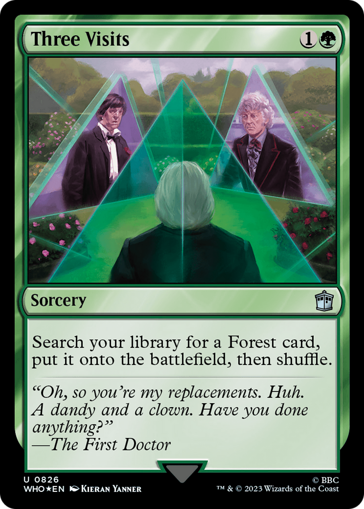 Image of Three Visits (Surge Foil) [Doctor Who]