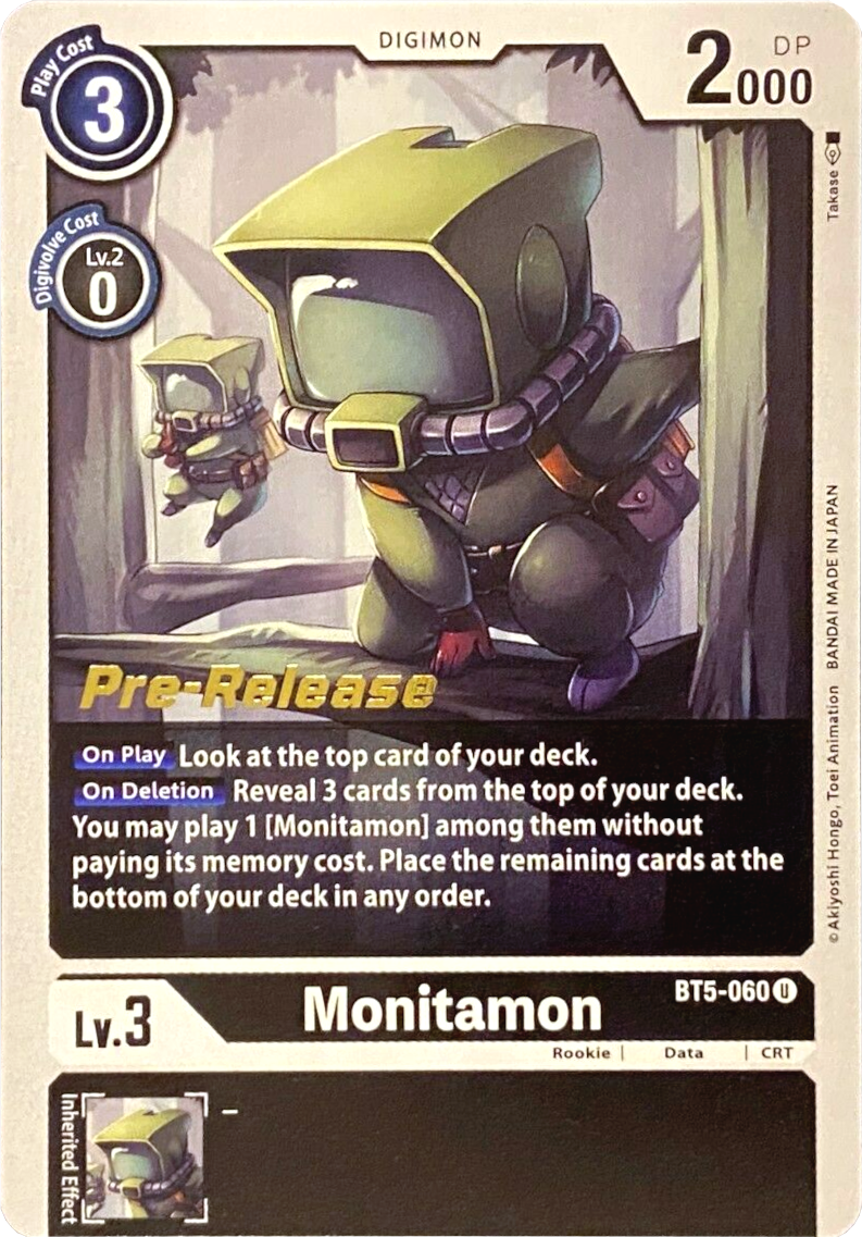 Image of Monitamon [BT5-060] [Battle of Omni Pre-Release Promos]