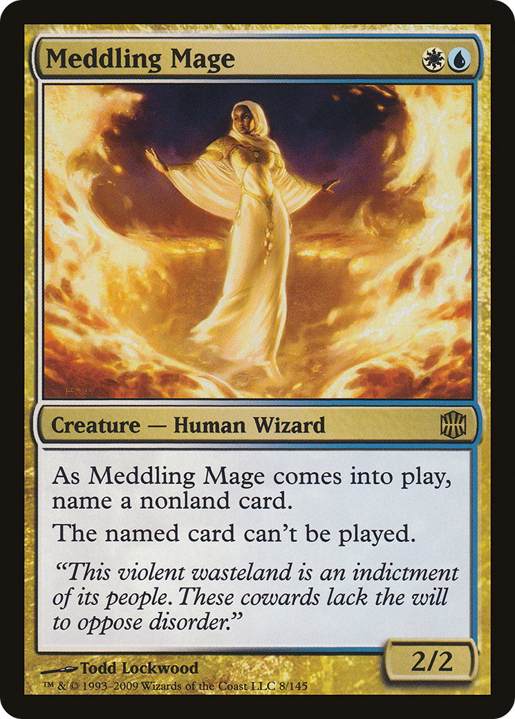 Image of Meddling Mage [Alara Reborn]