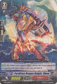 Image of Perdition Dragon Knight, Ilham (BT17/028EN) [Blazing Perdition ver.E]