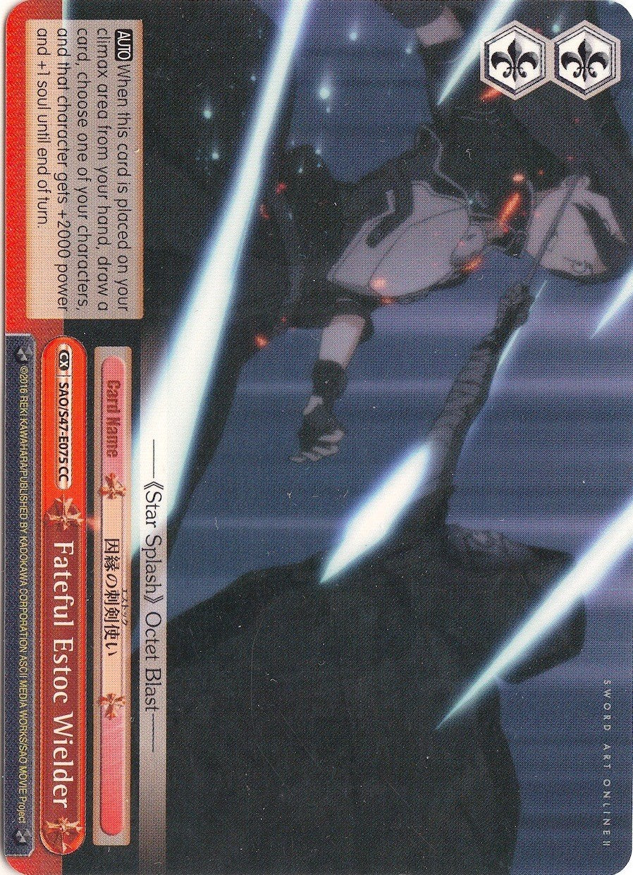 Image of Fateful Estoc Wielder (SAO/S47-E075 CC) [Sword Art Online Re: Edit]