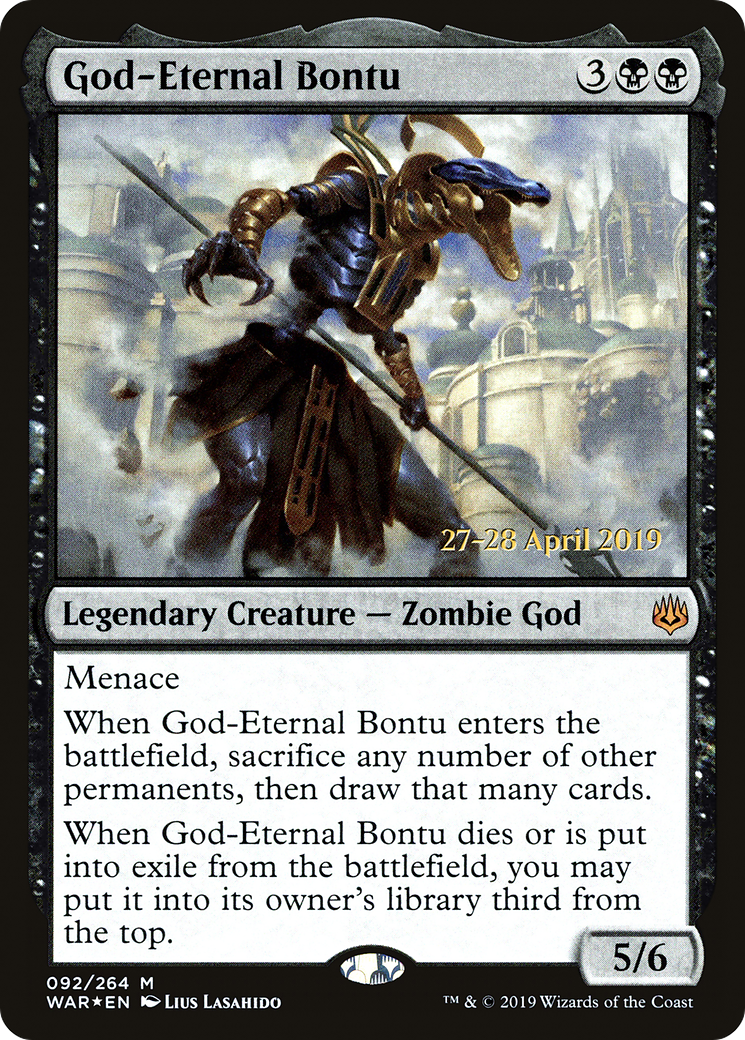 Image of God-Eternal Bontu [War of the Spark Prerelease Promos]
