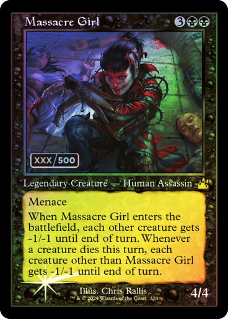 Image of Massacre Girl (Retro) (Serialized) [Ravnica Remastered]