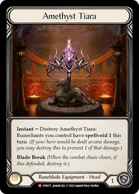 Image of Amethyst Tiara [DYN171] (Dynasty)  Rainbow Foil