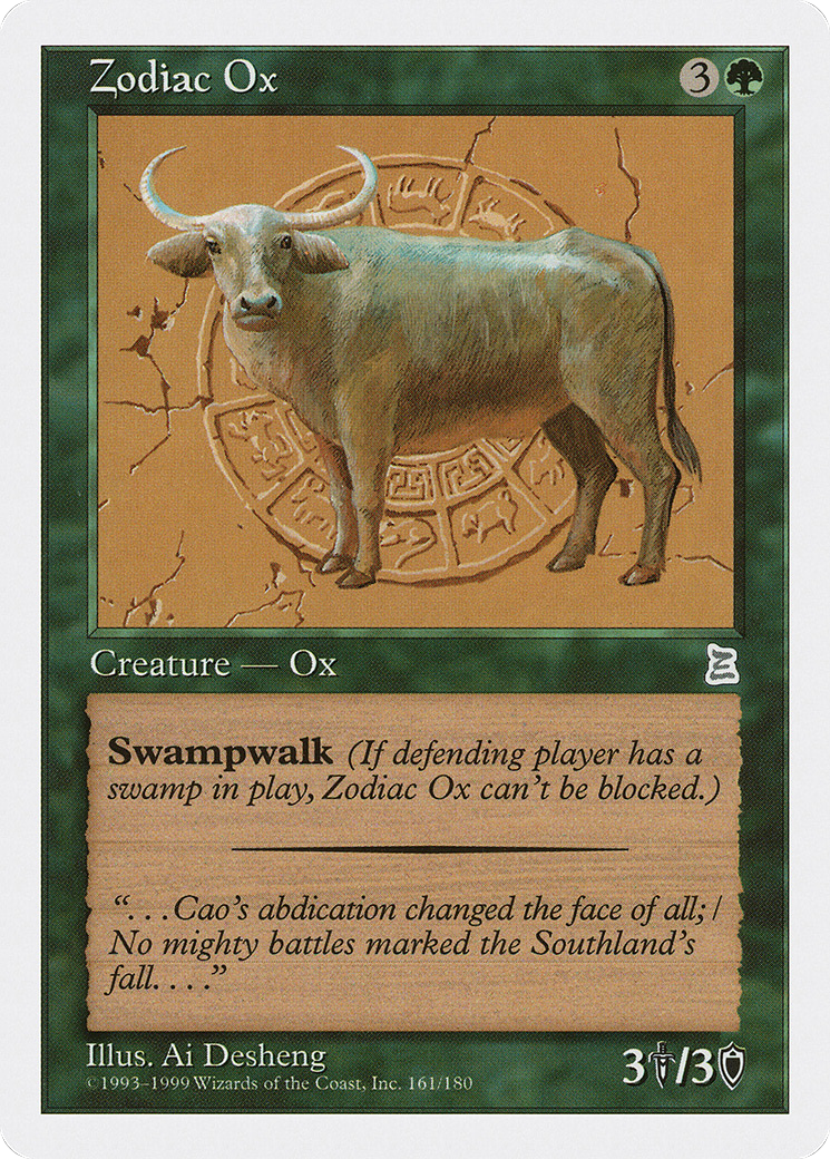 Image of Zodiac Ox [Portal Three Kingdoms]