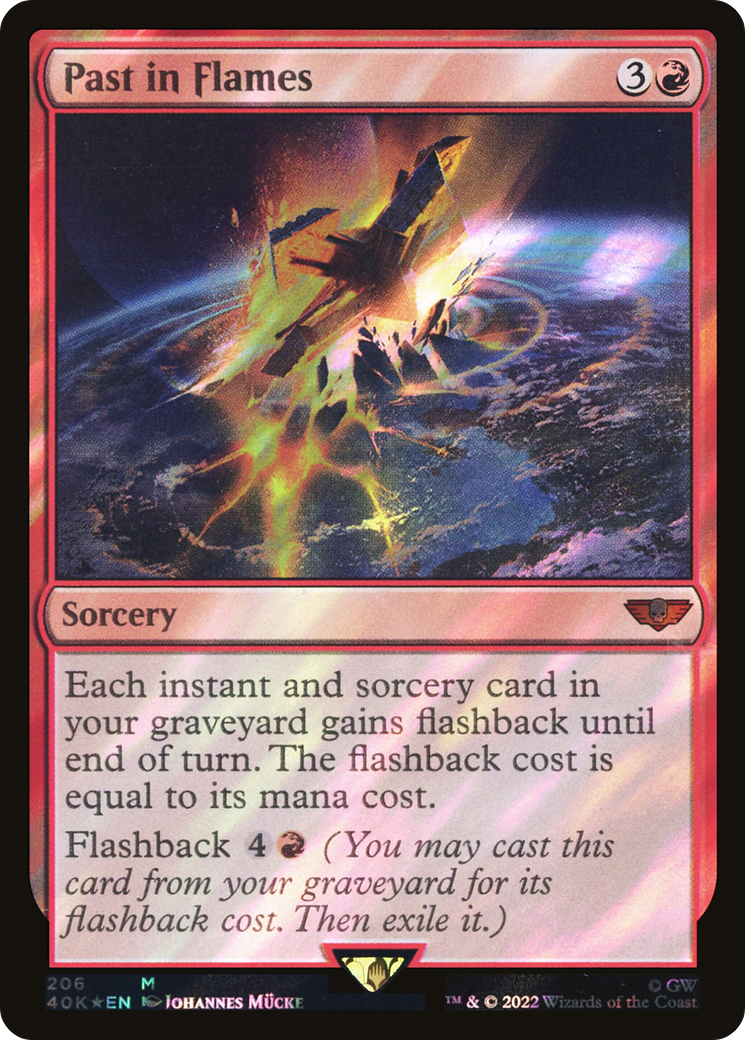 Image of Past in Flames (Surge Foil) [Warhammer 40,000]