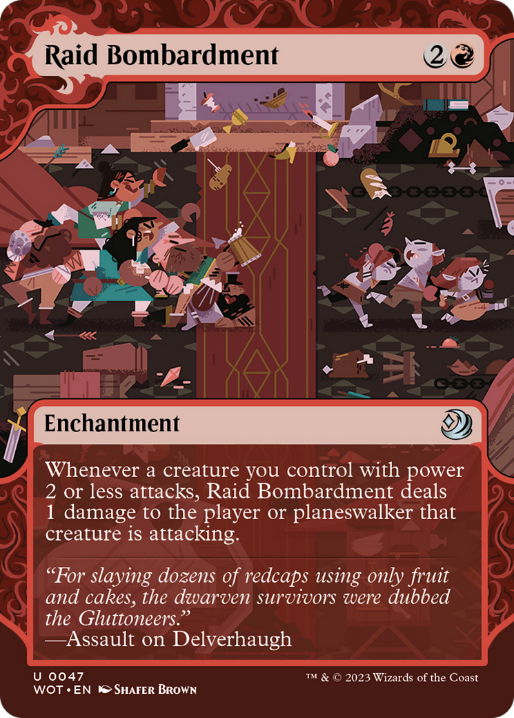 Image of Raid Bombardment [Wilds of Eldraine: Enchanting Tales]