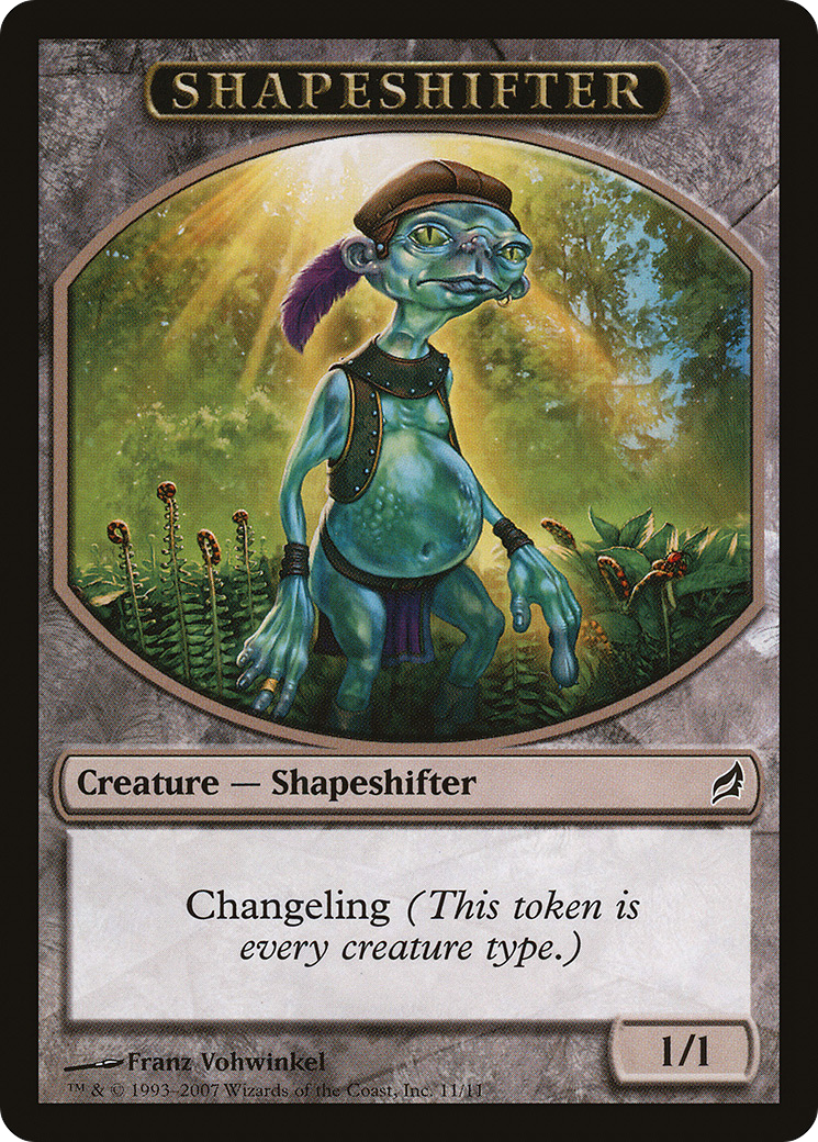 Image of Shapeshifter Token [Lorwyn Tokens]