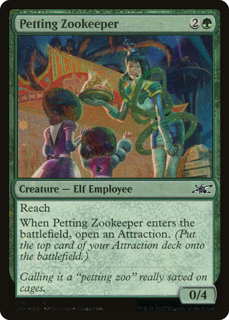 Image of Petting Zookeeper (Galaxy Foil) [Unfinity]