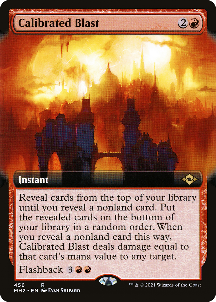 Image of Calibrated Blast (Extended Art) [Modern Horizons 2]