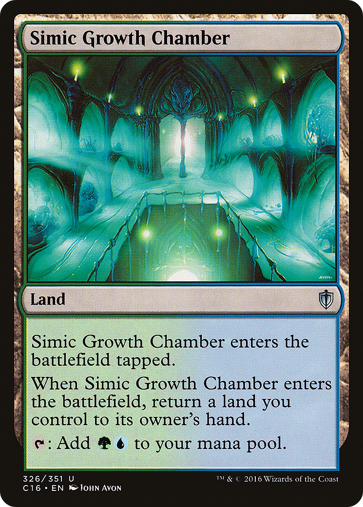 Image of Simic Growth Chamber [Commander 2016]