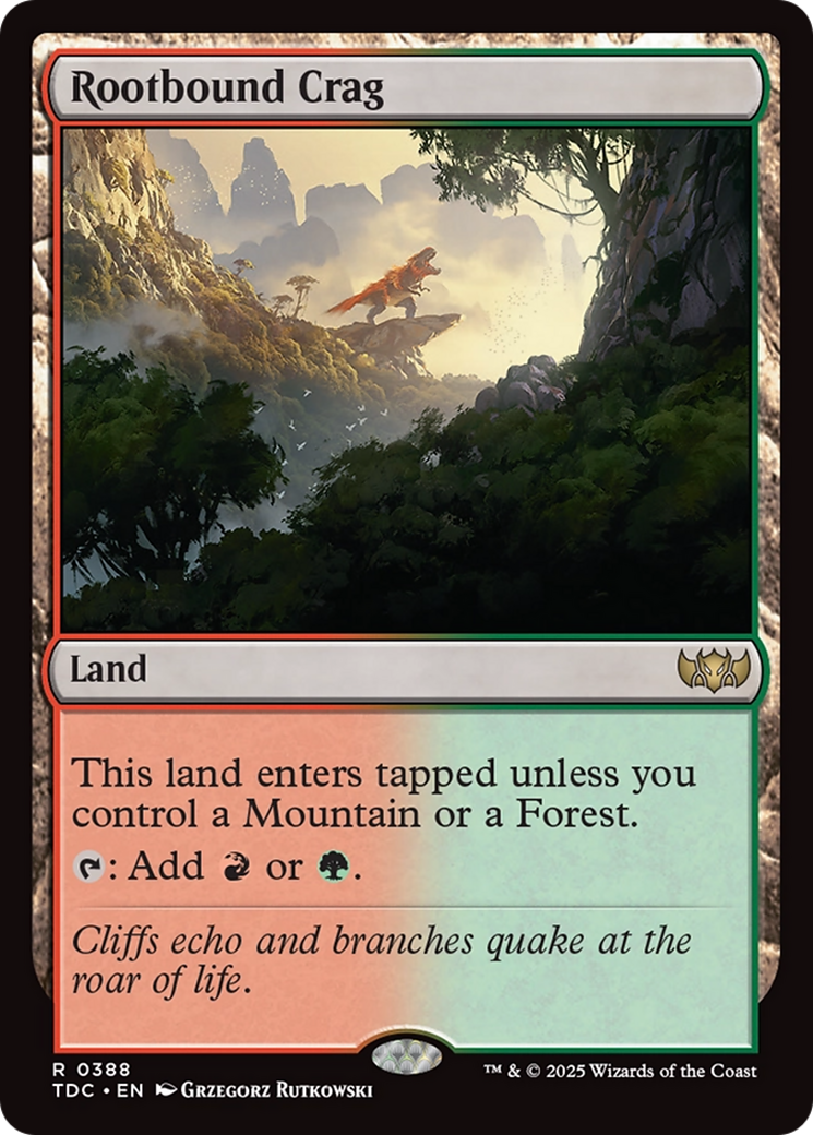 Image of Rootbound Crag [Tarkir: Dragonstorm Commander]
