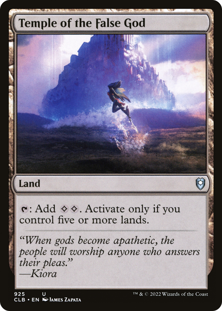 Image of Temple of the False God [Commander Legends: Battle for Baldur's Gate]