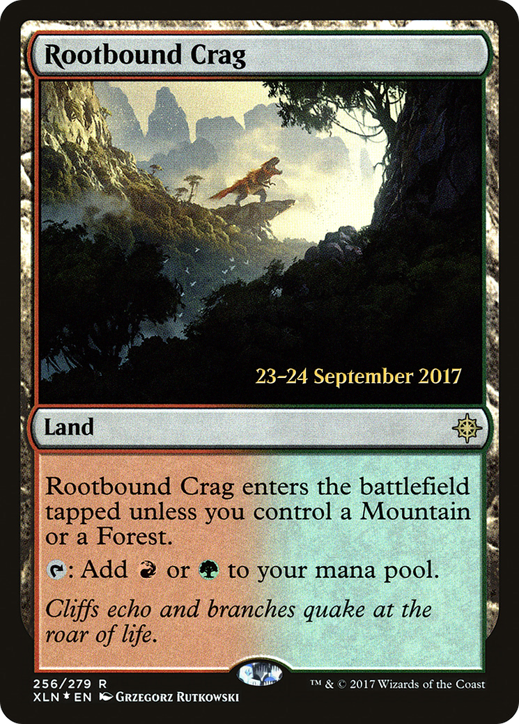 Image of Rootbound Crag [Ixalan Prerelease Promos]