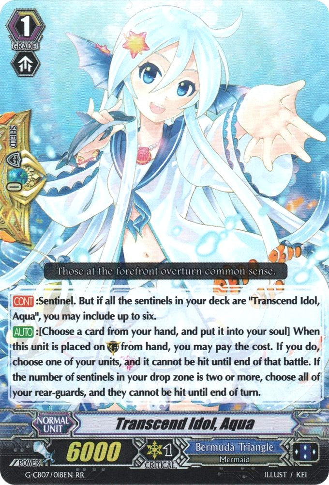 Image of Transcend Idol, Aqua (G-CB07/018EN) [Divas' Festa]