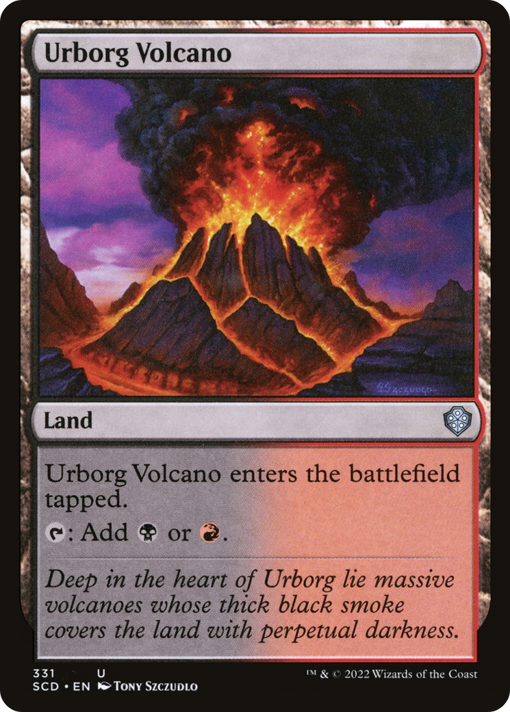 Image of Urborg Volcano [Starter Commander Decks]