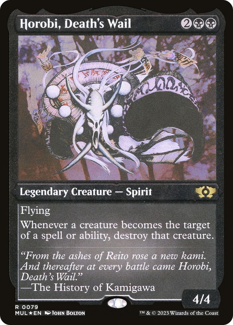 Image of Horobi, Death's Wail (Foil Etched) [Multiverse Legends]