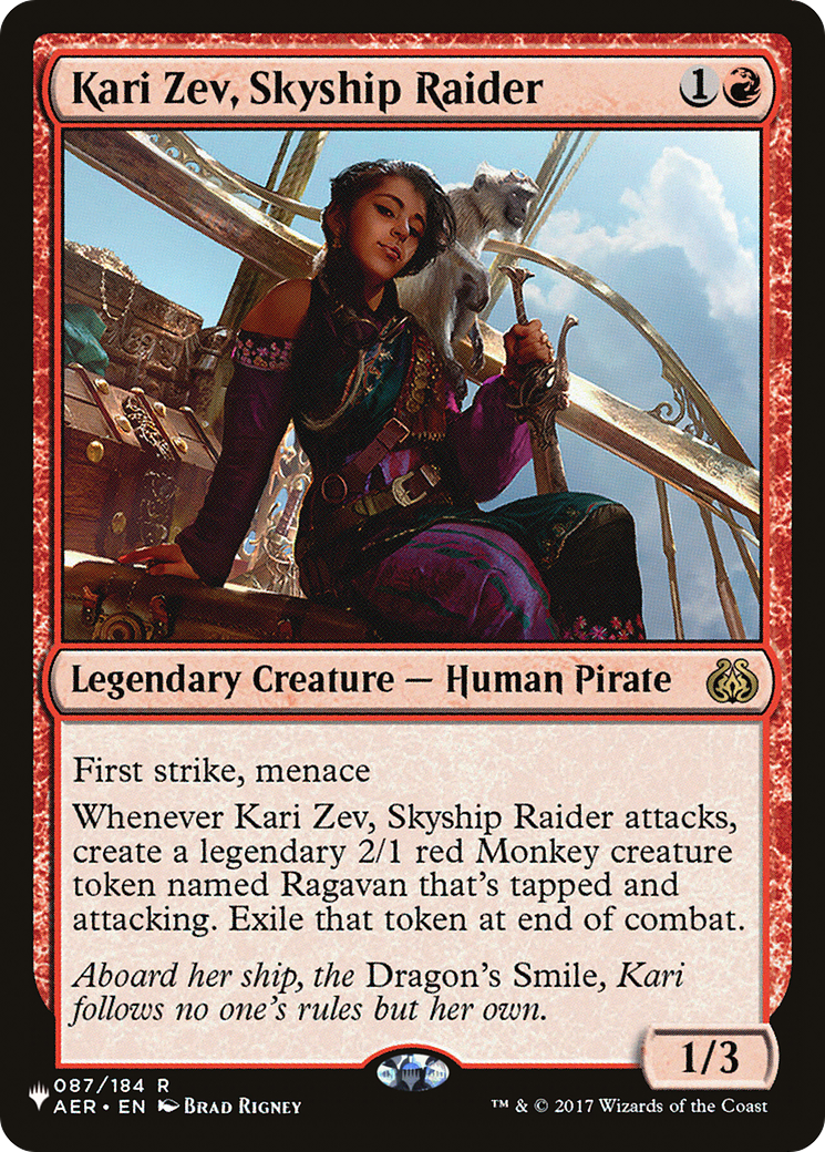 Image of Kari Zev, Skyship Raider [The List]