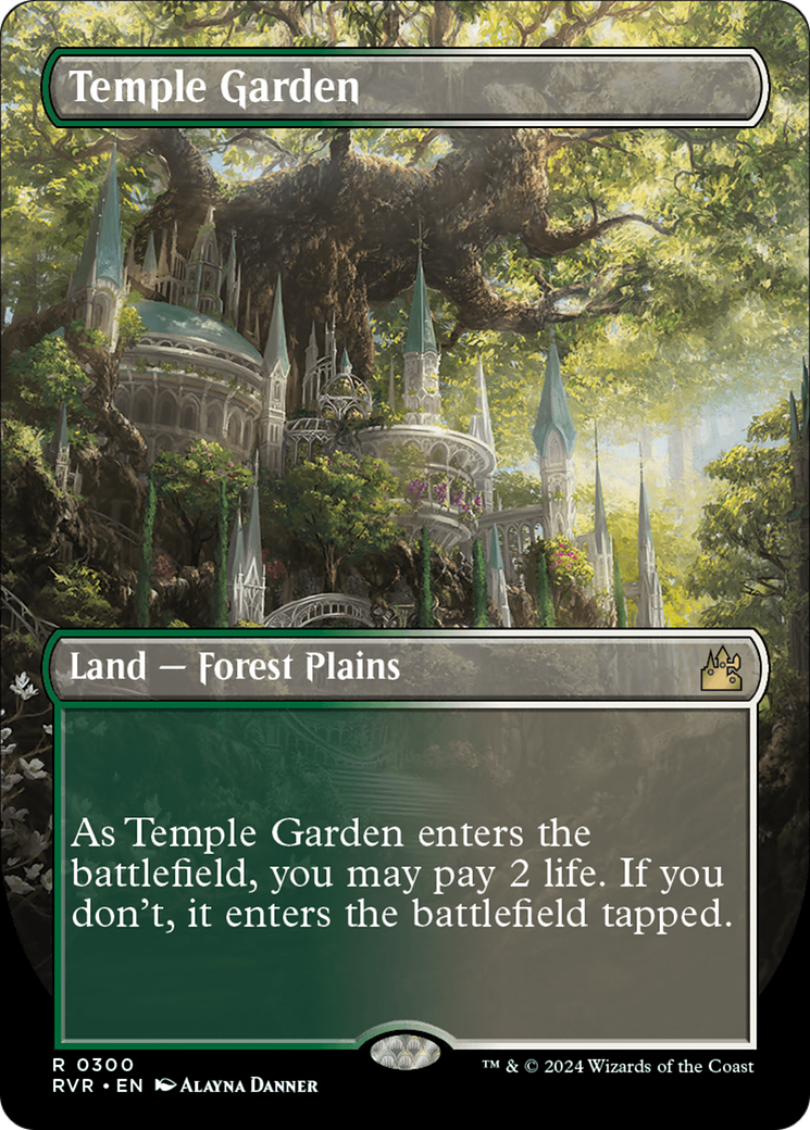 Image of Temple Garden (Borderless) [Ravnica Remastered]