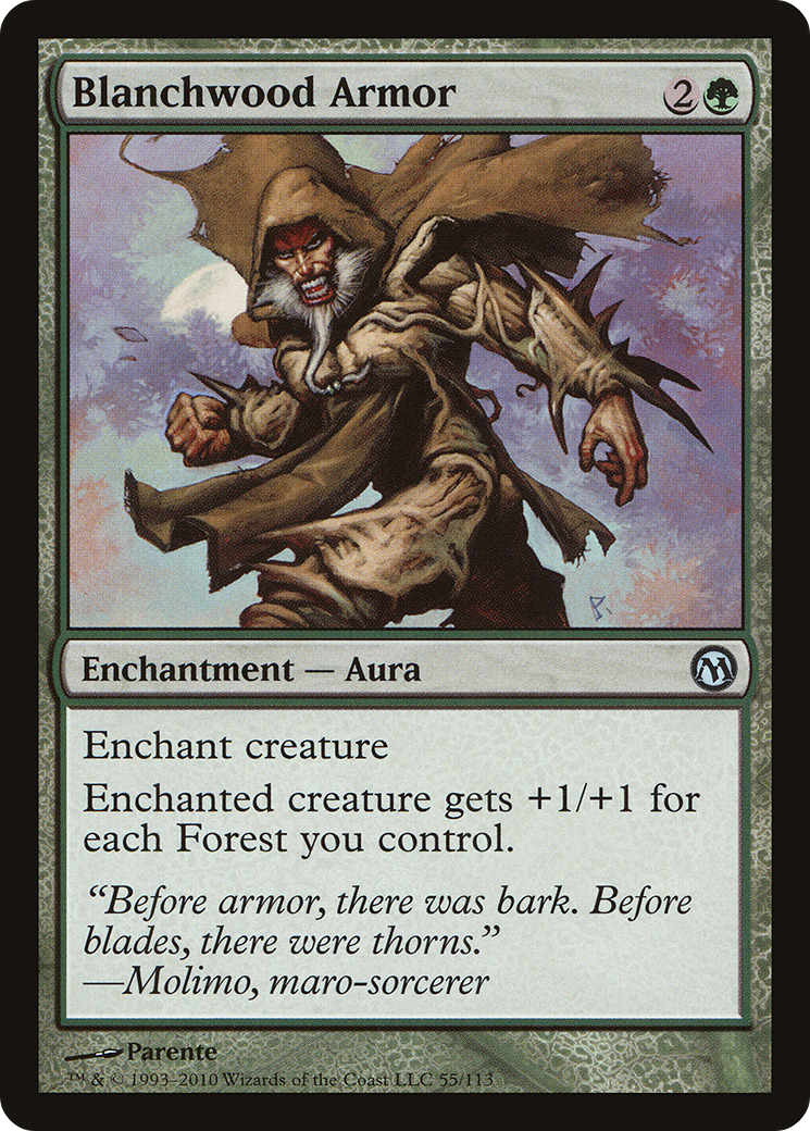 Image of Blanchwood Armor [Duels of the Planeswalkers]