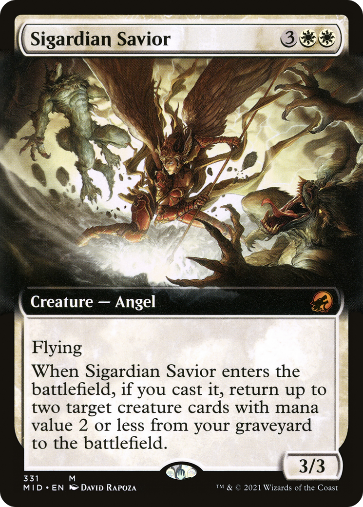 Image of Sigardian Savior (Extended Art) [Innistrad: Midnight Hunt]