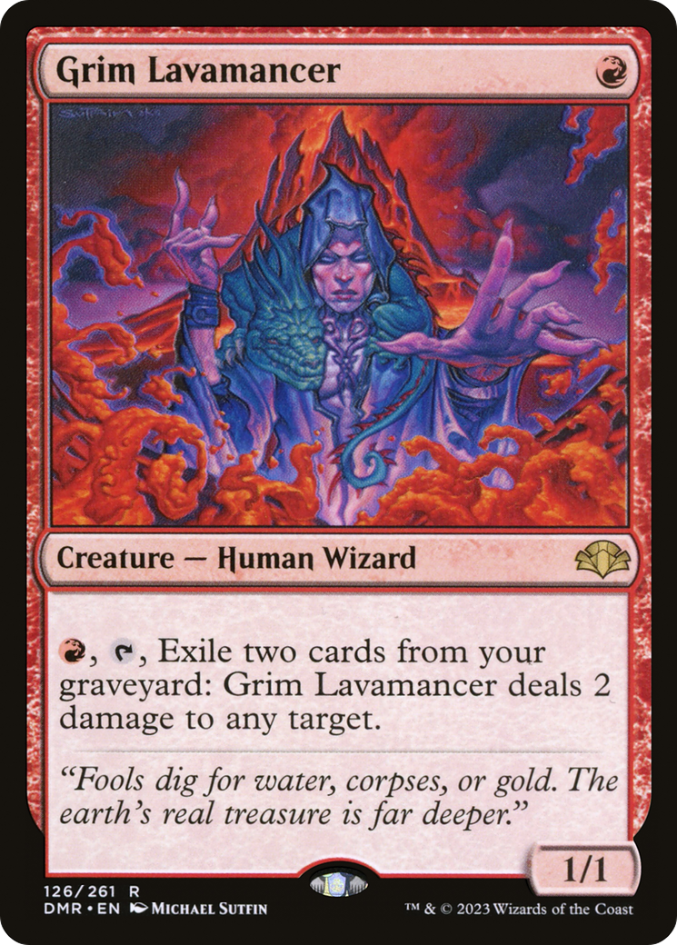 Image of Grim Lavamancer [Dominaria Remastered]