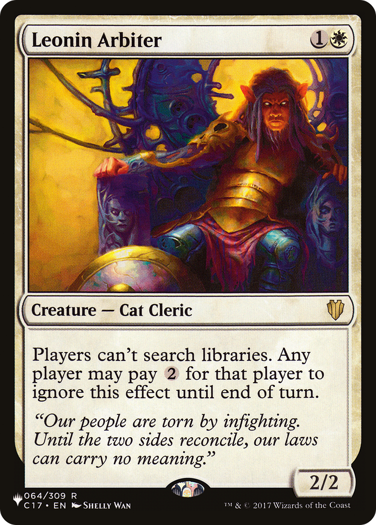 Image of Leonin Arbiter [The List]