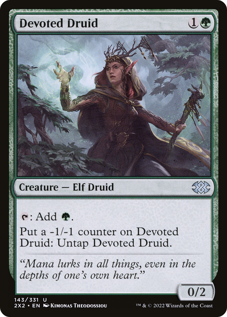 Image of Devoted Druid [Double Masters 2022]
