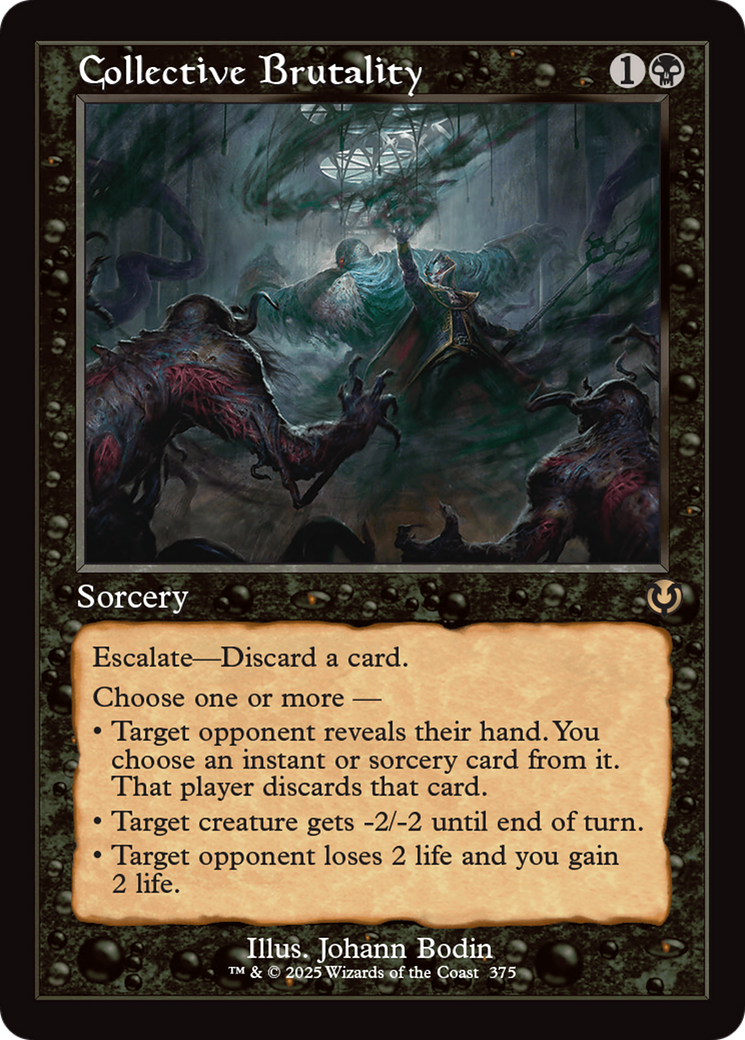 Image of Collective Brutality (Retro Frame) [Innistrad Remastered]