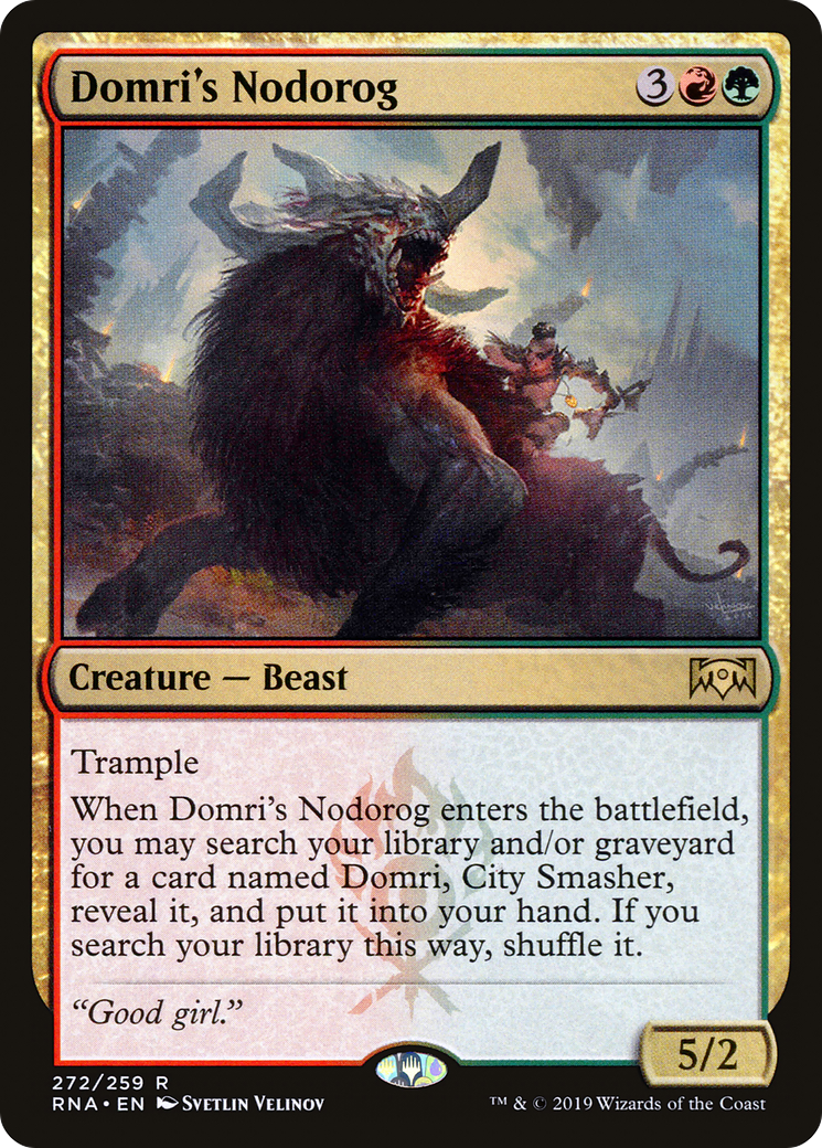 Image of Domri's Nodorog [Ravnica Allegiance]