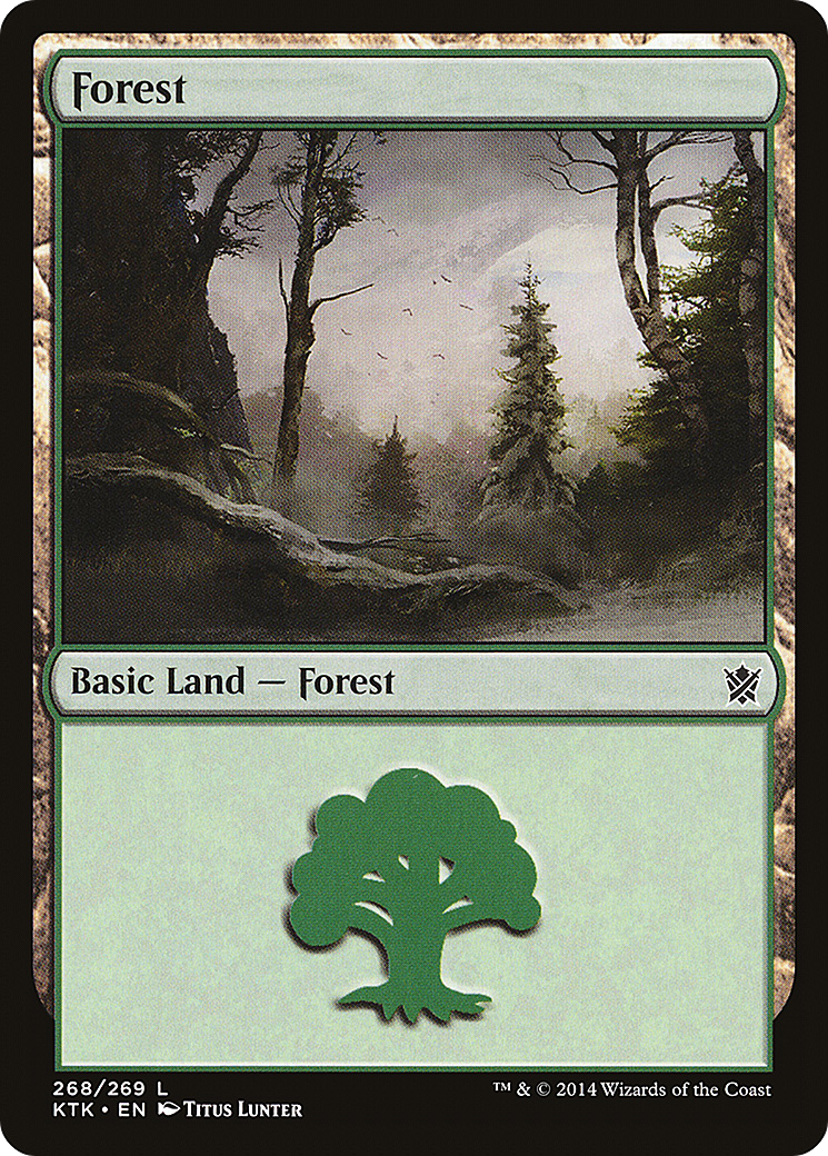 Image of Forest (268) [Khans of Tarkir]